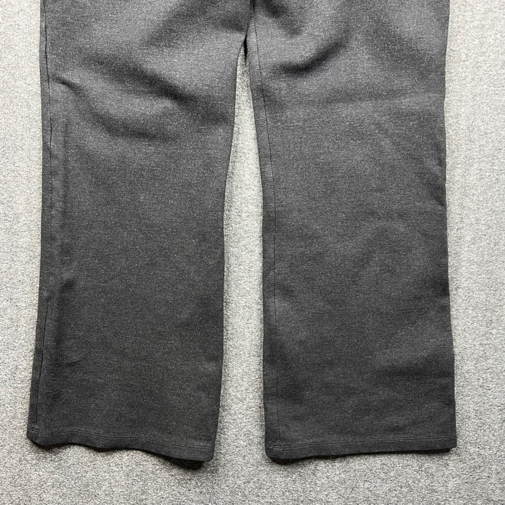 Betabrand Dress Pant Yoga Pants Women L Short Petite Gray Bootcut Ponte Knit - Picture 10 of 13